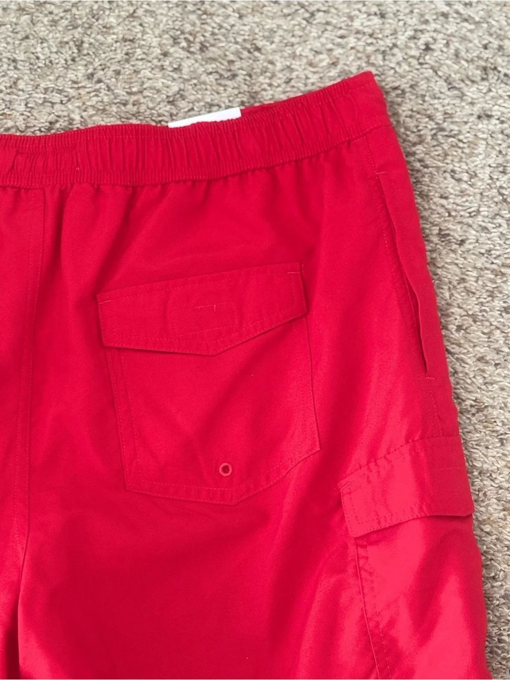 Club Room Red Men's Swim Trunks with Drawstring